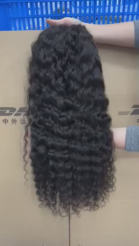 Raw Burmese Curly Custom 5x5 HD wig 24 inch Pre-Order